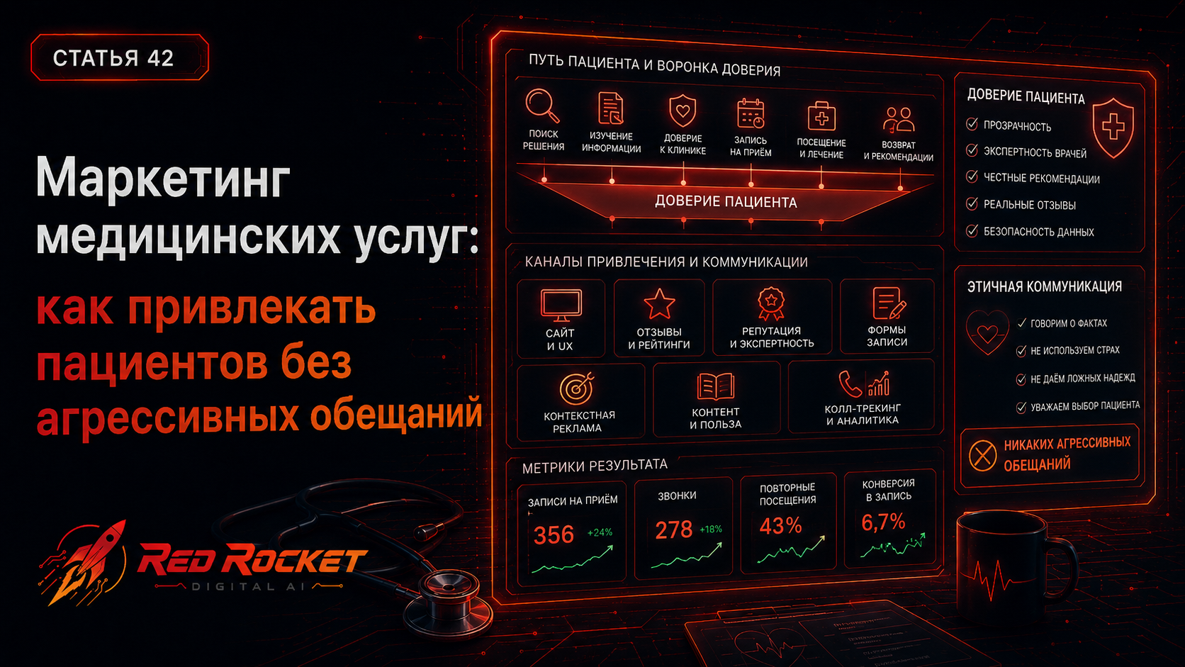 Маркетинг медицинских услуг: как привлекать пациентов без агрессивных обещаний