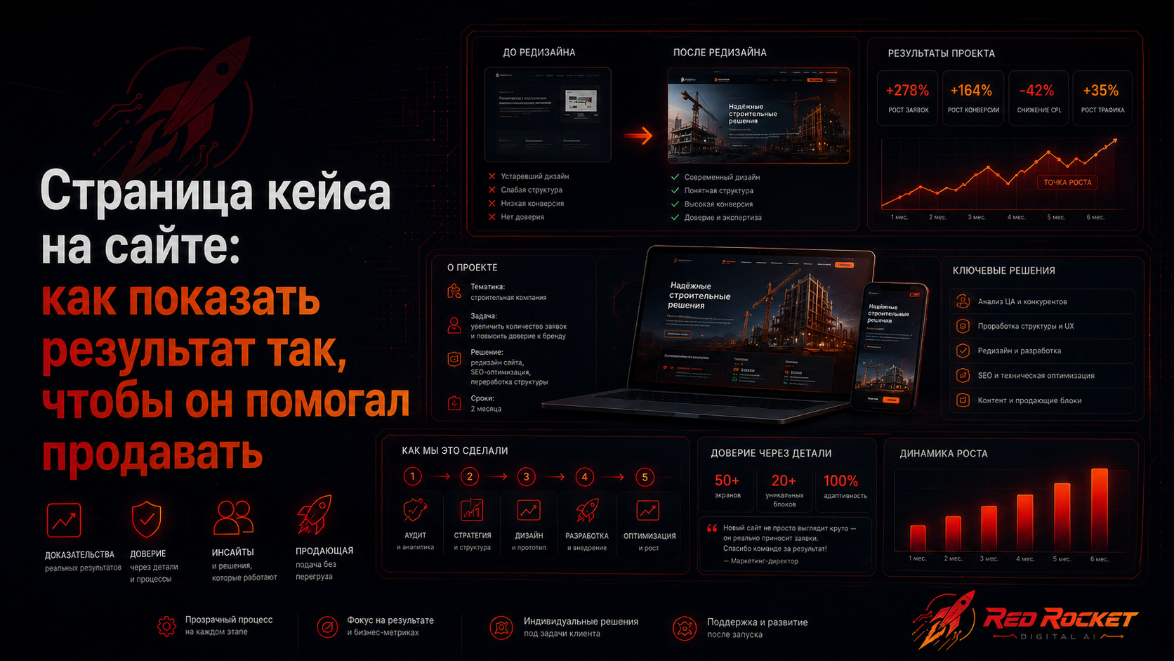 Страница кейса на сайте: как показать результат так, чтобы он помогал продавать